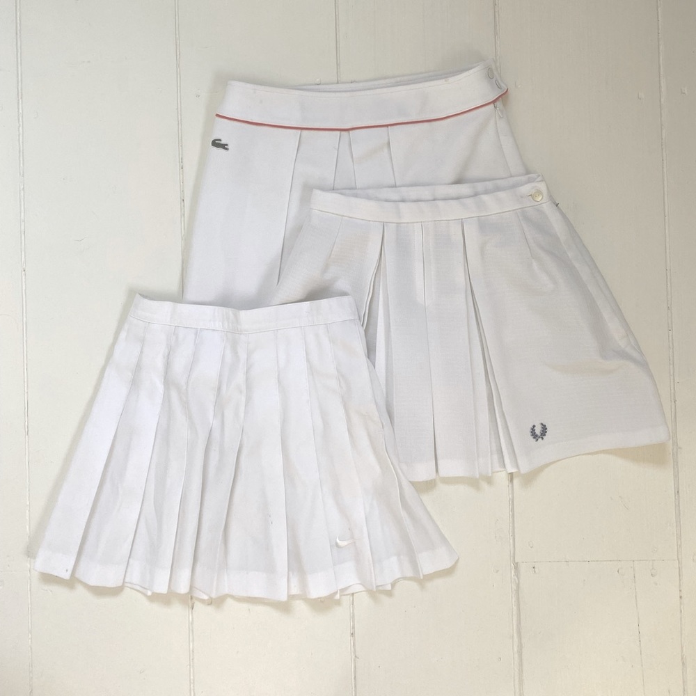 Lacoste Nike Fred Perry bundle: 3 XS tennis skirts